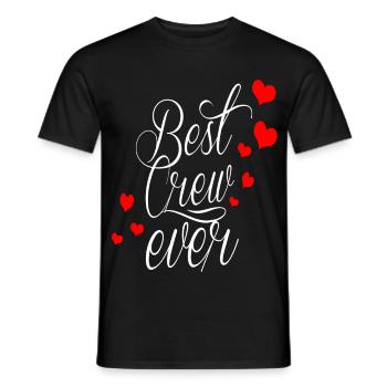 meilleur équipage de tous les temps! - T-shirt homme - noir - Devant - AI Model Male 178 light (178cm)