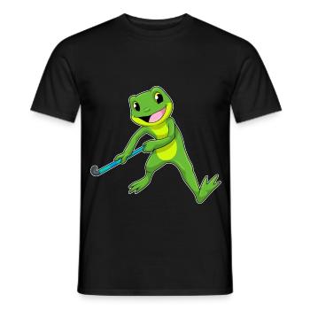 Crosse de hockey sur gazon Frog - T-shirt homme - noir - Devant - AI Model Male 178 light (178cm)