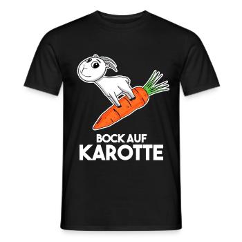 Karotte Ziege Ziegenbock - Männer T-Shirt - Schwarz - Vorne - AI Model Male 178 light (178cm)