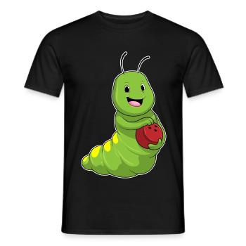 Caterpillar Bowling Bowling Ball - Men's T-Shirt - black - Front - AI Model Male 178 light (178cm)