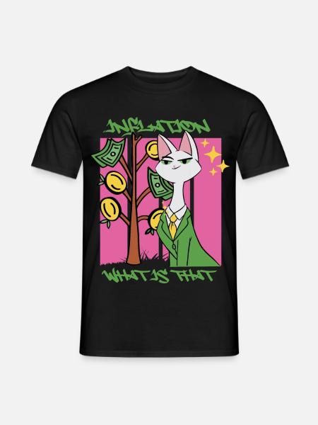 Inflation what is it? - Men's T-Shirt - black