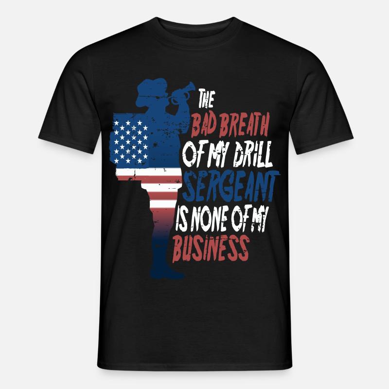 Drill Sergeant - Männer T-Shirt - Schwarz