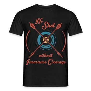 Archer - T-shirt homme - noir - Devant - AI Model Male 178 light (178cm)