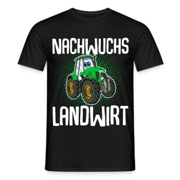 Nachwuchs Landwirt Kinder - Männer T-Shirt - Schwarz - Vorne - AI Model Male 178 light (178cm)