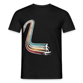 Hydrofoil Surfing Surf Surfer Hydrofoil Surfen - Männer T-Shirt - Schwarz - Vorne - AI Model Male 178 light (178cm)