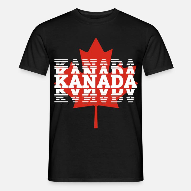 Kanada - Männer T-Shirt - Schwarz