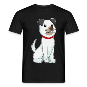 Os de chien - T-shirt homme - noir - Devant - AI Model Male 178 light (178cm)