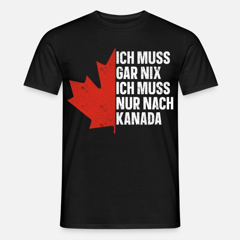 Kanada - Männer T-Shirt - Schwarz