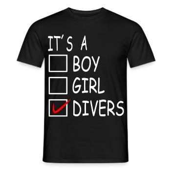 Diverse Transgender - Men's T-Shirt - black - Front - AI Model Male 178 light (178cm)