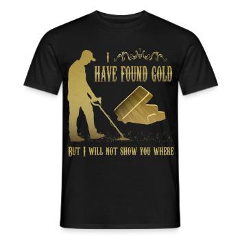 Prospecteur - T-shirt homme - noir - Devant - AI Model Male 178 light (178cm)