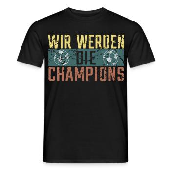 Deutschland Meister 2026 - Männer T-Shirt - Schwarz - Vorne - AI Model Male 178 light (178cm)