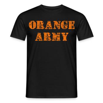 Die orange Legion für echte Fans der Niederlande # - Männer T-Shirt - Schwarz - Vorne - AI Model Male 178 light (178cm)