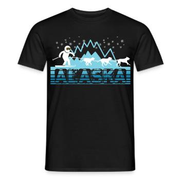 Alaska - Männer T-Shirt - Schwarz - Vorne - AI Model Male 178 light (178cm)