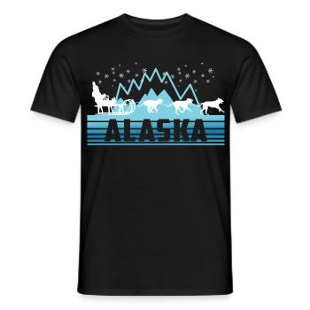 Alaska - Männer T-Shirt - Schwarz - Vorne - AI Model Male 178 light (178cm)