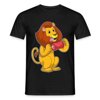 Viande de lion - T-shirt homme - noir - Devant - AI Model Male 178 light (178cm)