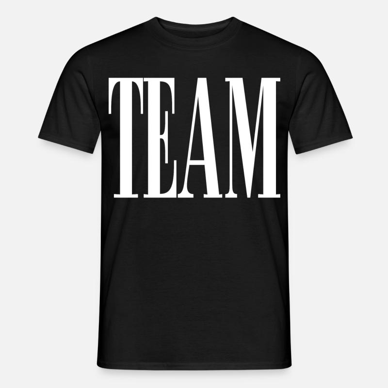 Team - Männer T-Shirt - Schwarz