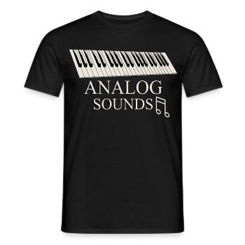 Pianiste - T-shirt homme - noir - Devant - AI Model Male 178 light (178cm)
