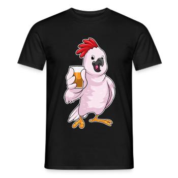 Jus de perroquet - T-shirt homme - noir - Devant - AI Model Male 178 light (178cm)