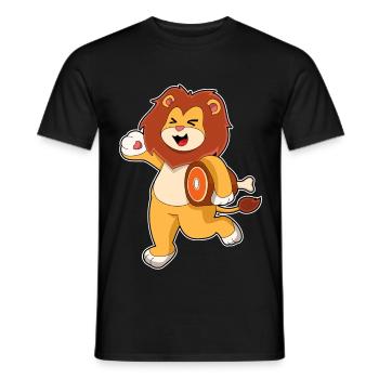 Viande de lion - T-shirt homme - noir - Devant - AI Model Male 178 light (178cm)