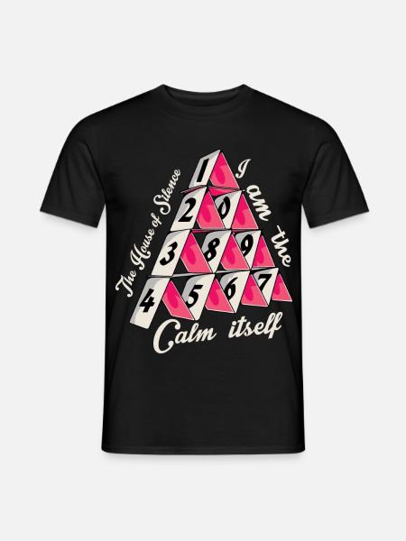 Das Kartenhaus der Stille - Männer T-Shirt - Schwarz
