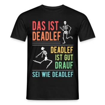 Skelett Halloween Kostüm für Männer Frauen - Männer T-Shirt - Schwarz - Vorne - AI Model Male 178 light (178cm)