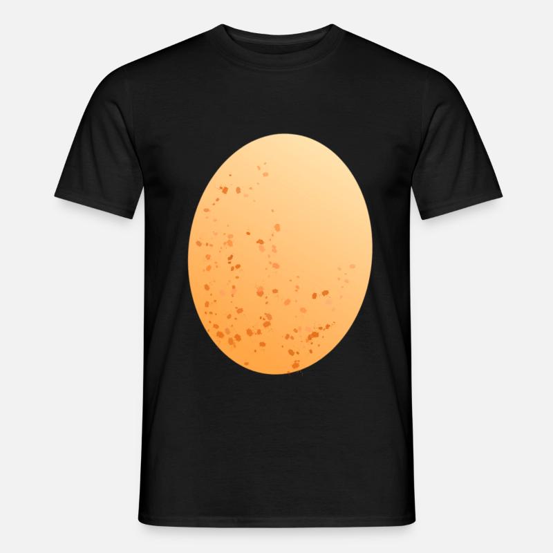 Egg chicken egg - Men's T-Shirt - black