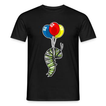 Ballon Caterpillar - T-shirt homme - noir - Devant - AI Model Male 178 light (178cm)