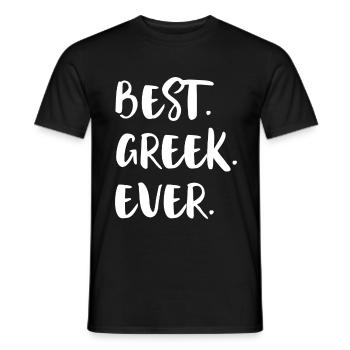 Meilleure femme grecque de tous les temps Meilleure femme grecque de tous les temps - T-shirt homme - noir - Devant - AI Model Male 178 light (178cm)