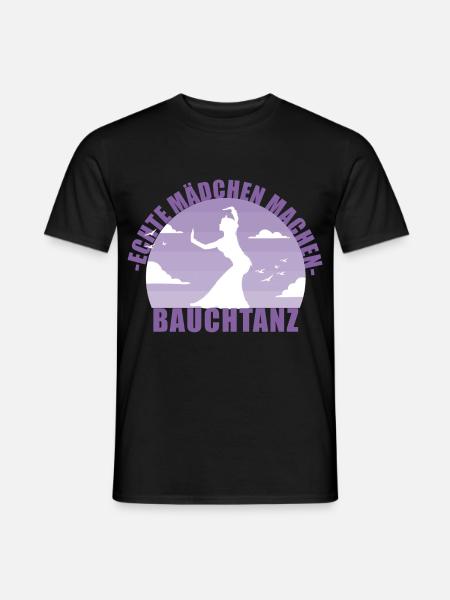 Bauchtänzerin . Echte Mädchen machen Bauchtanz - Männer T-Shirt - Schwarz