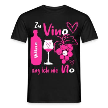 Amateurs de vin - T-shirt homme - noir - Devant - AI Model Male 178 light (178cm)