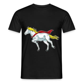 Courses hippiques - T-shirt homme - noir - Devant - AI Model Male 178 light (178cm)
