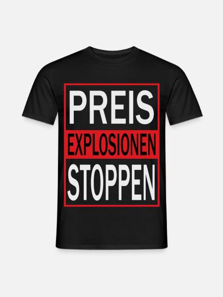Stop price explosions - Men's T-Shirt - black