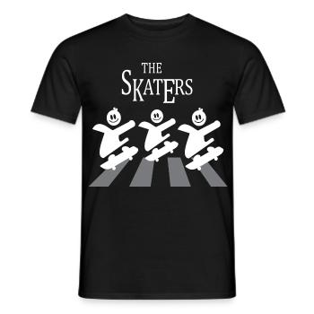 Die Skater Crew - Männer T-Shirt - Schwarz - Vorne - AI Model Male 178 light (178cm)