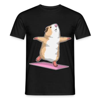 Méditation de Yoga Meerschweich - T-shirt homme - noir - Devant - AI Model Male 178 light (178cm)