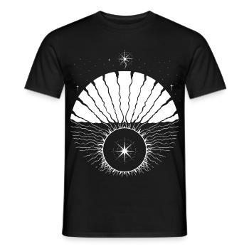 Wintersonnenwende Julmond Yule - Männer T-Shirt - Schwarz - Vorne - AI Model Male 178 light (178cm)