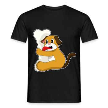 Os de chien - T-shirt homme - noir - Devant - AI Model Male 178 light (178cm)