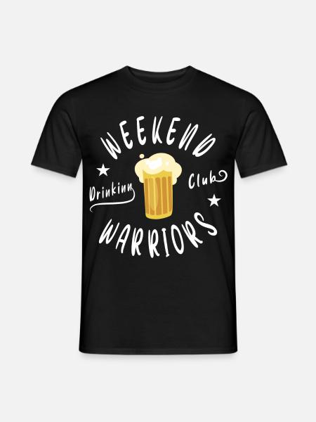 Weekend Beer Club - Men's T-Shirt - black
