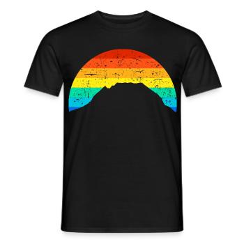 Grimming, Ennstal, montagne, Alpes, alpinisme Aigen - T-shirt homme - noir - Devant - AI Model Male 178 light (178cm)