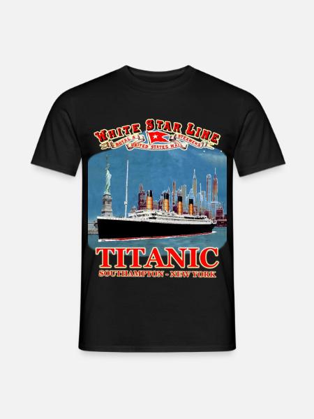 TITANIC skapelse Louis RUNEMBERG © Adagp - T-shirt herr - svart