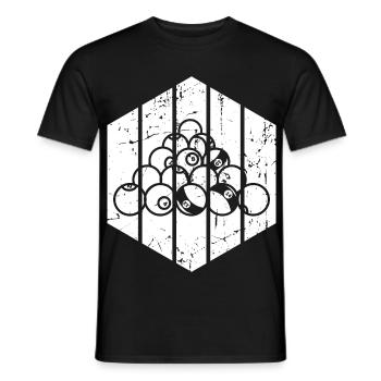 Best Billiard Player - Men's T-Shirt - black - Front - AI Model Male 178 light (178cm)