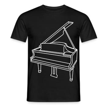 Flügel Skizze - Männer T-Shirt - Schwarz - Vorne - AI Model Male 178 light (178cm)