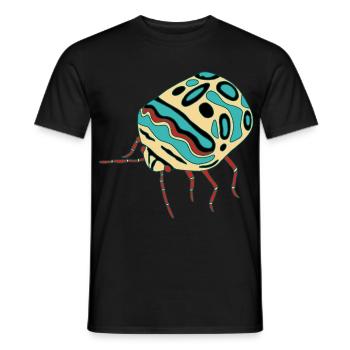 Multicolored insect - Men's T-Shirt - black - Front - AI Model Male 178 light (178cm)