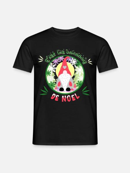 c'est les vacances de noël - T-shirt homme - noir