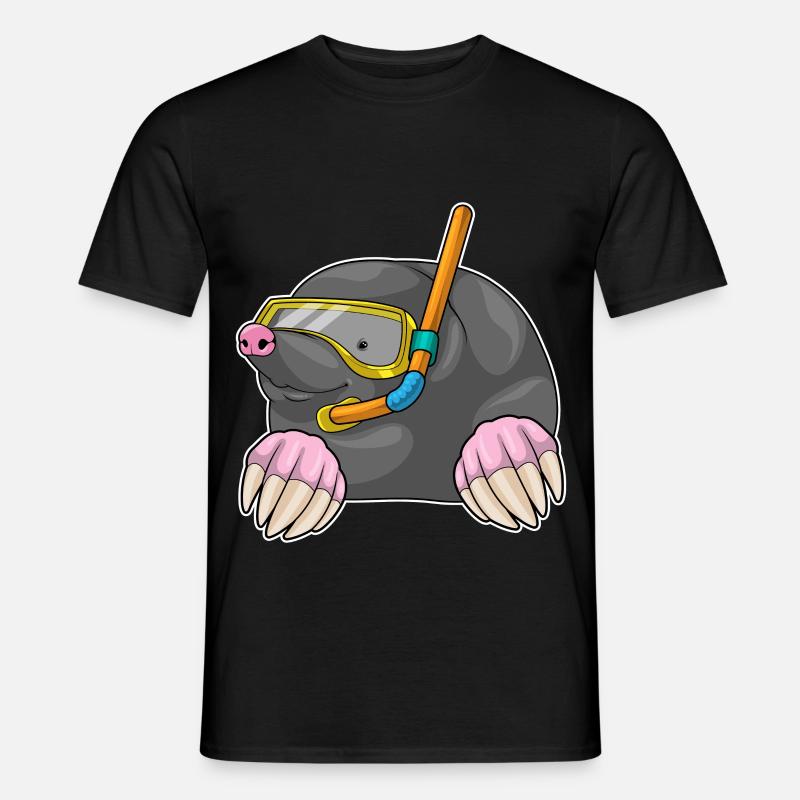 Mole Diver Snorkel - T-shirt homme - noir