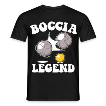 Boccia player Boccia ball and accessories Boccia - Men's T-Shirt - black - Front - AI Model Male 178 light (178cm)