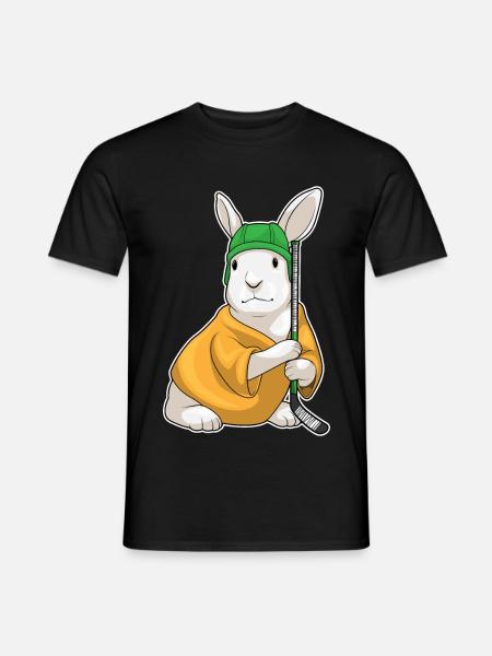 Rabbit Ice Hockey Sticks - Men's T-Shirt - black