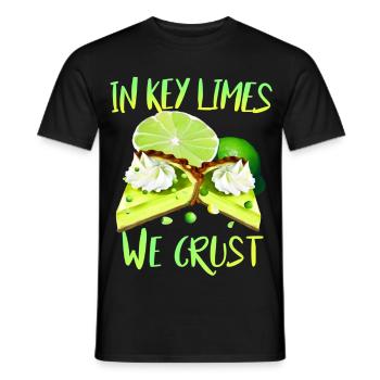 Amateurs de gâteaux au citron vert et boulangers - T-shirt homme - noir - Devant - AI Model Male 178 light (178cm)