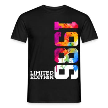 40E ANNIVERSAIRE ÉDITION LIMITÉE 1986 - T-shirt homme - noir - Devant - AI Model Male 178 light (178cm)