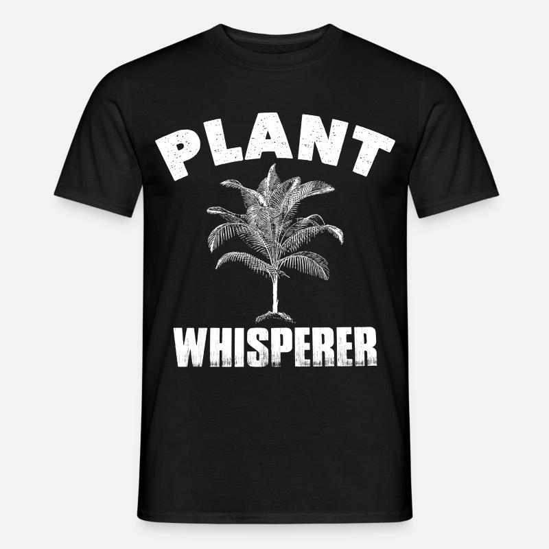 Pflanzenflüsterer Baum Hobby Gartengärtner - Männer T-Shirt - Schwarz