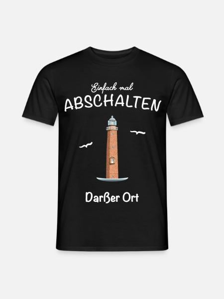 Darßer Ort, Ostseeküste, Fischland- Darß- Zingst - Männer T-Shirt - Schwarz